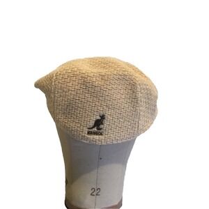 kangol Flat Cap  Canerweave Small Tan